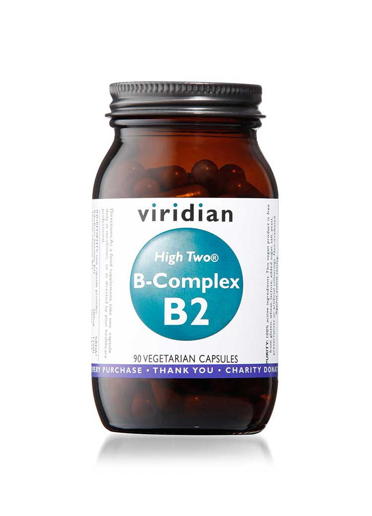 HIGH TWOâ„¢ Vitamin B2 with B-Complex Veg 90 Caps