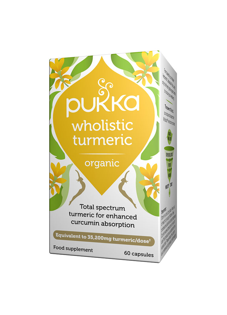 Wholistic Turmeric - 60 Capsules Organic