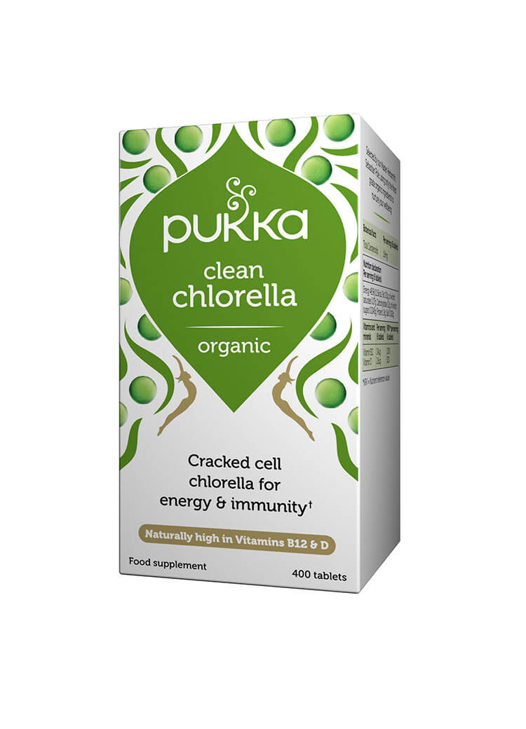 Clean Chlorella - 400 Tablets Organic