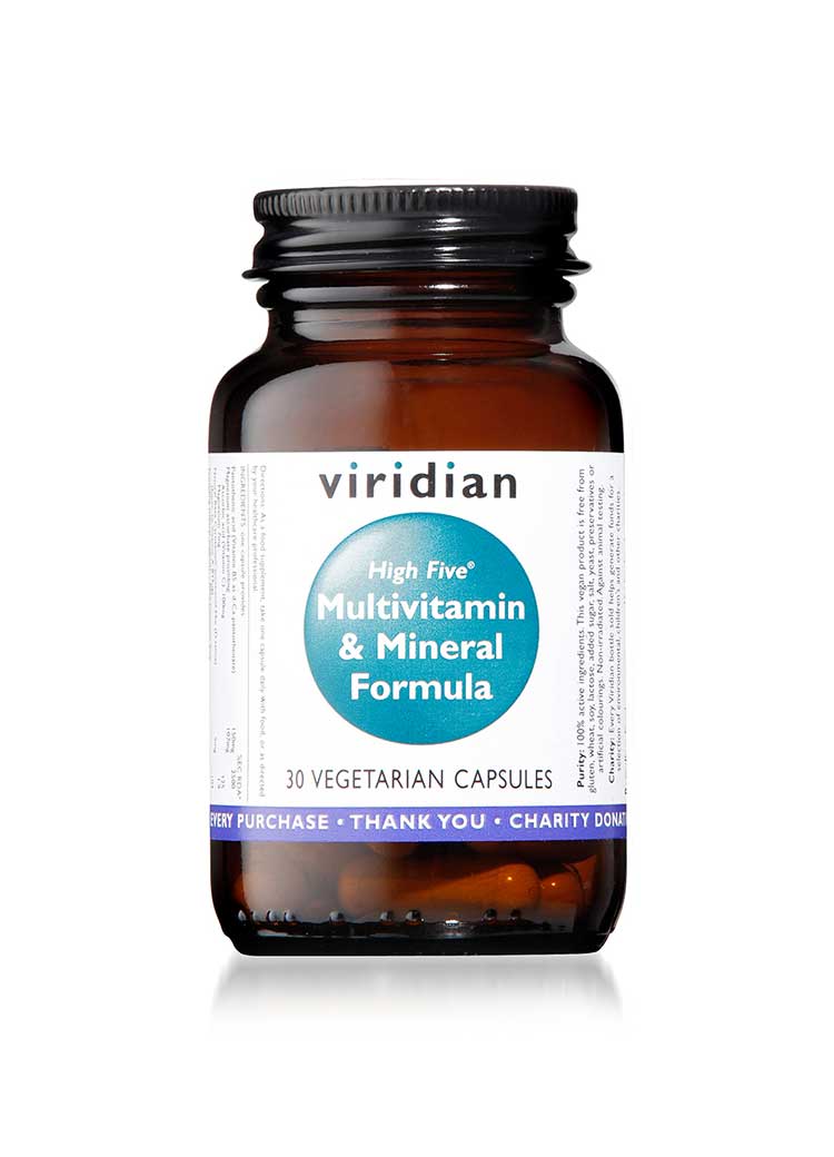 HIGH FIVE™ Multivitamin & Mineral Formula Veg 30 Caps 