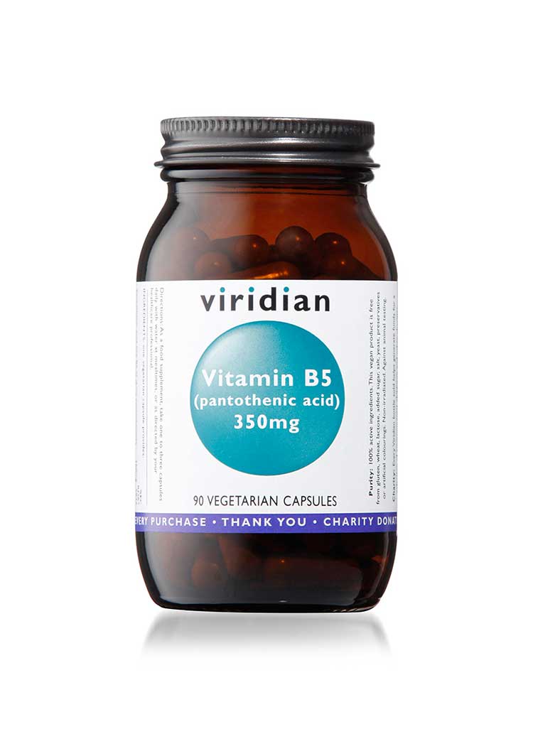 Vitamin B5 (Pantothenic Acid) 350mg  Veg 90 Caps