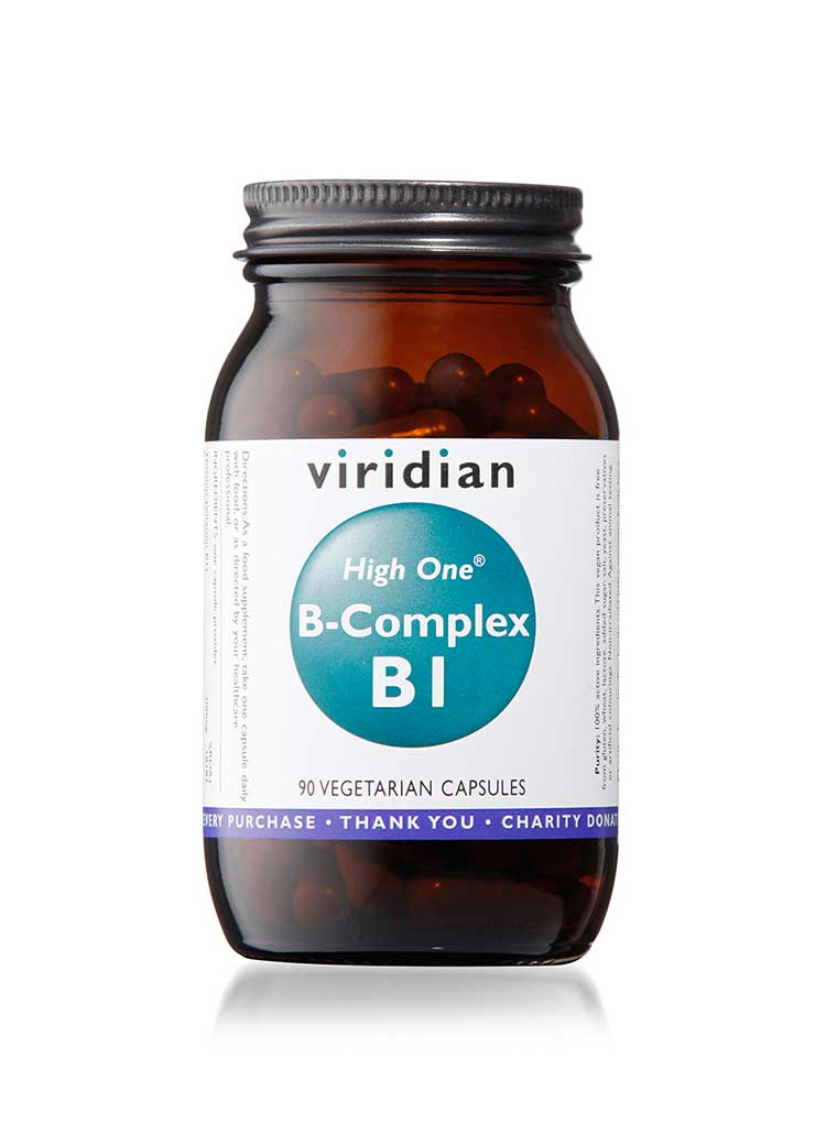 HIGH ONEâ„¢ Vitamin B1 with B-Complex Veg 90 Caps