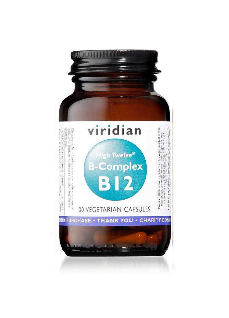 HIGH TWELVE™ Vitamin B12 with B-Complex Veg 30 Caps
