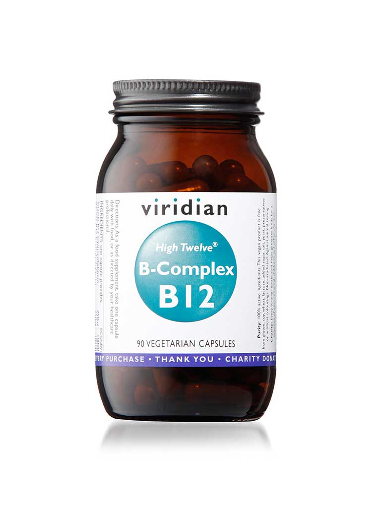 HIGH TWELVEâ„¢ Vitamin B12 with B-Complex Veg 90 Caps
