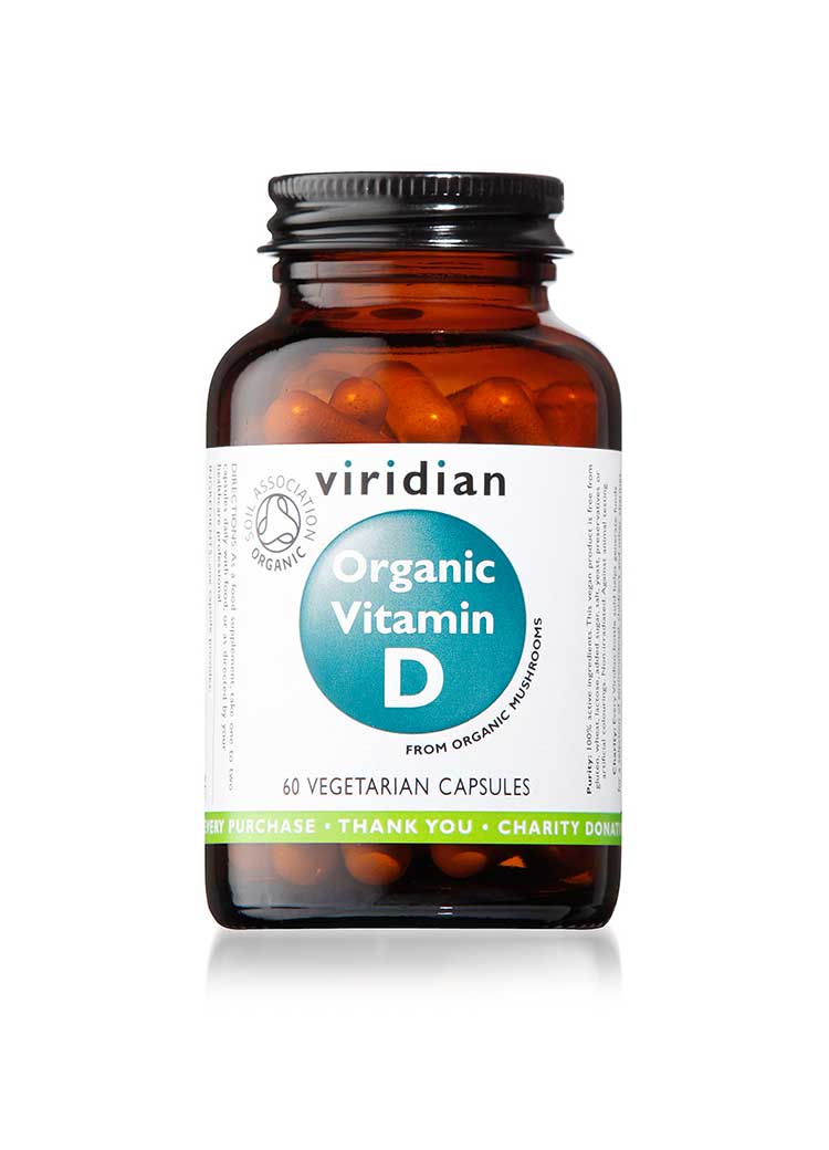 Organic Vitamin D2 (Vegan) 400iu Veg 60 Caps