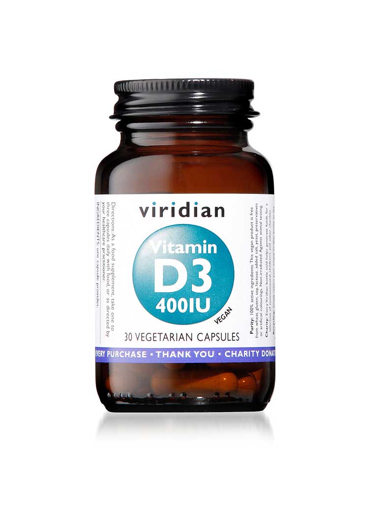 Vitamin D3 (Vegan) 400iu Veg 30 Caps