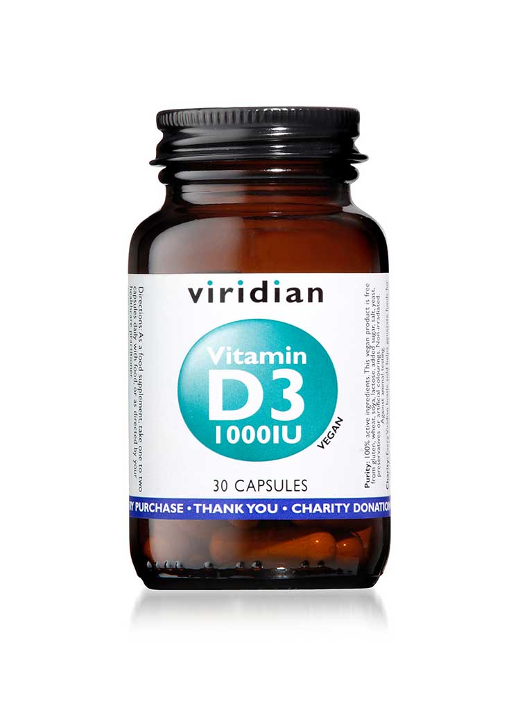 Vitamin D3 (Vegan) 1000iu Veg 30 Caps 