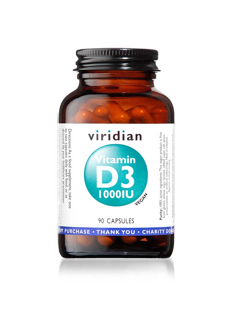 Vitamin D3 (Vegan) 1000iu Veg 90 Caps