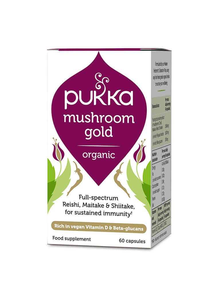 Mushroom Gold - 60 Capsules Organic