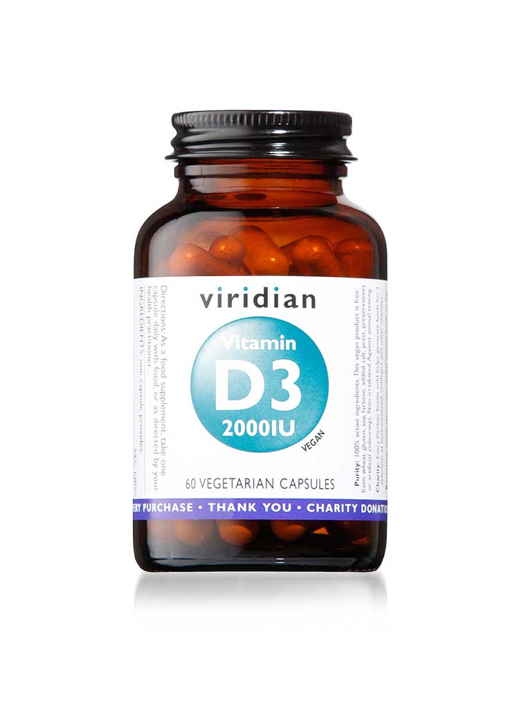 Vitamin D3 (Vegan) 2000iu Veg 60 Caps