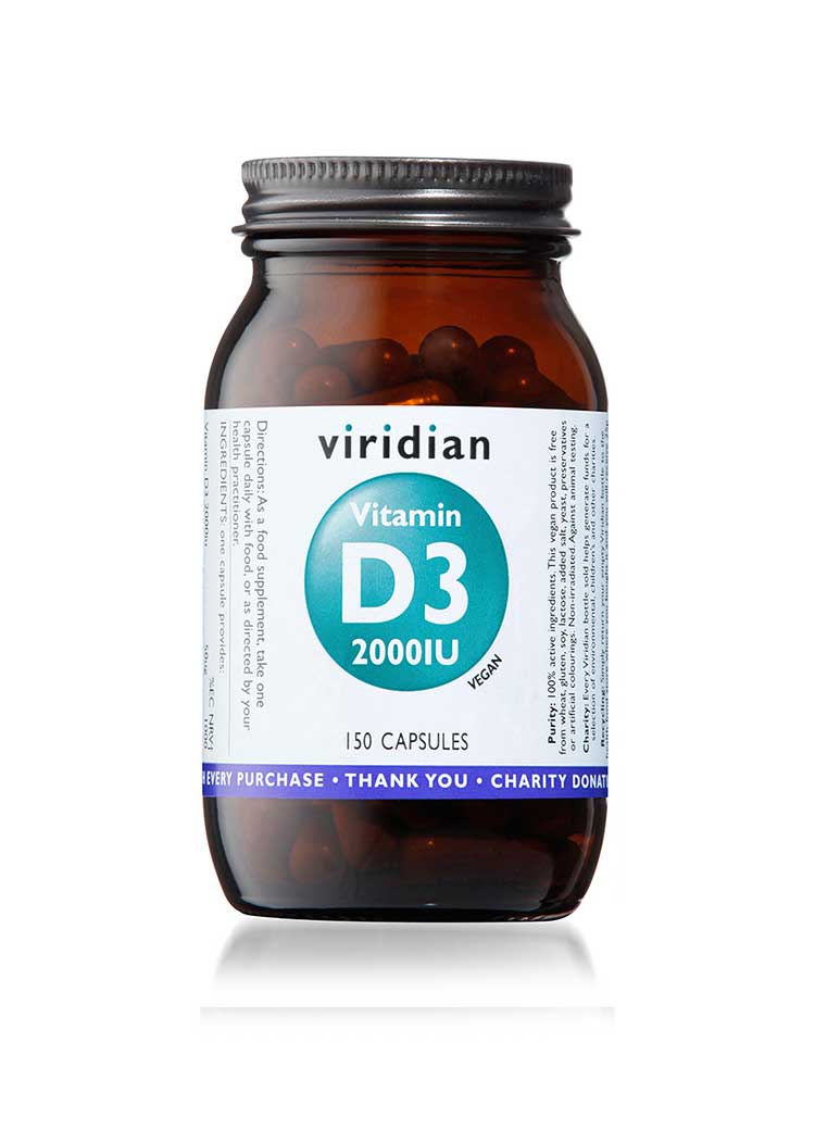 Vitamin D3 (Vegan) 2000iu Veg 150 Caps