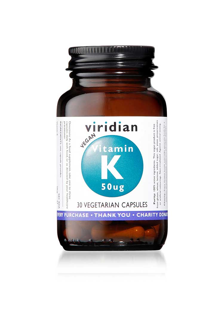 Vitamin K1 50ug Veg 30 Caps