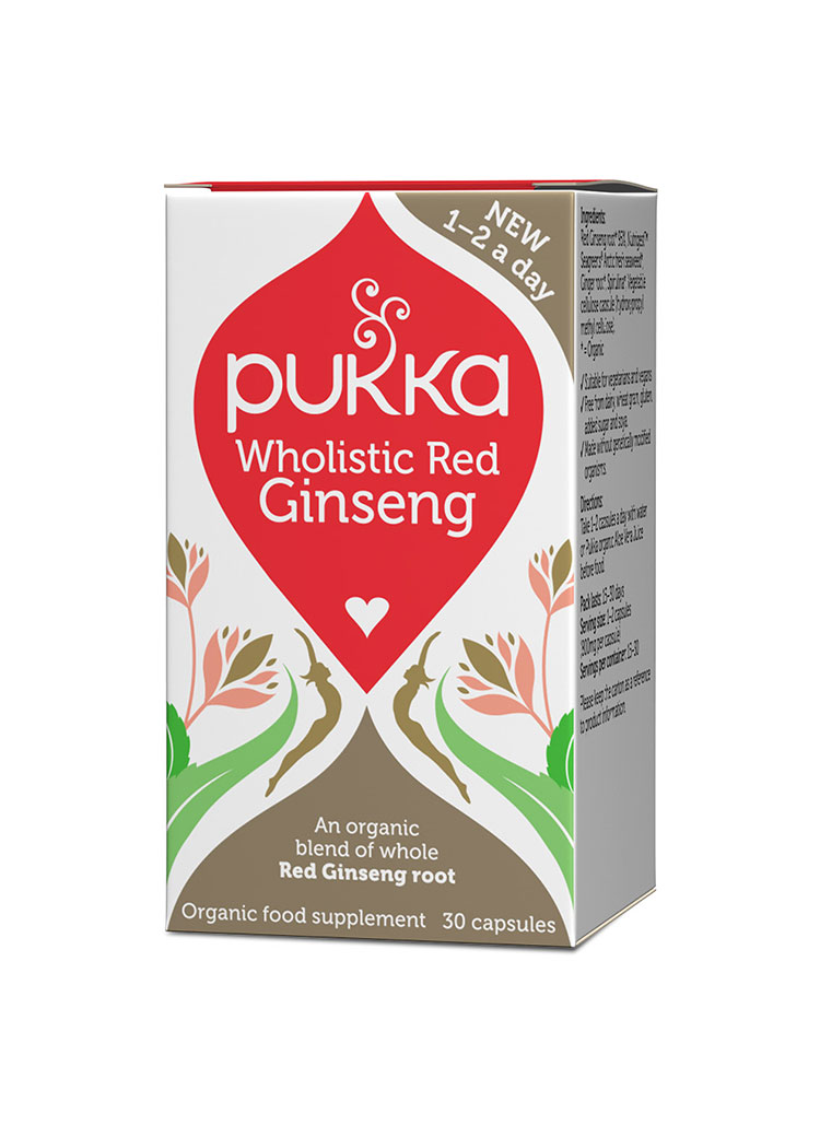 Wholistic Red Ginseng - 30 Capsules Organic