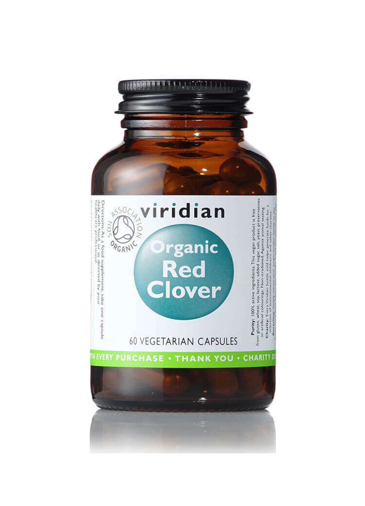 Organic Red Clover 450mg Veg 60 Caps