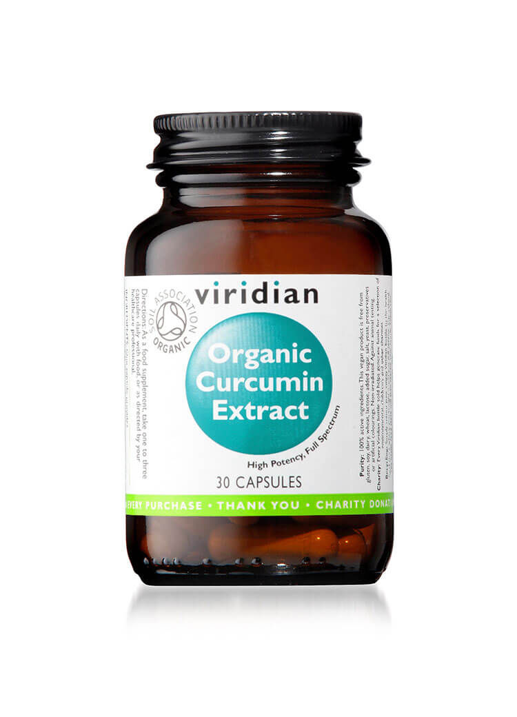 Organic Curcumin Extract Veg 30 Caps