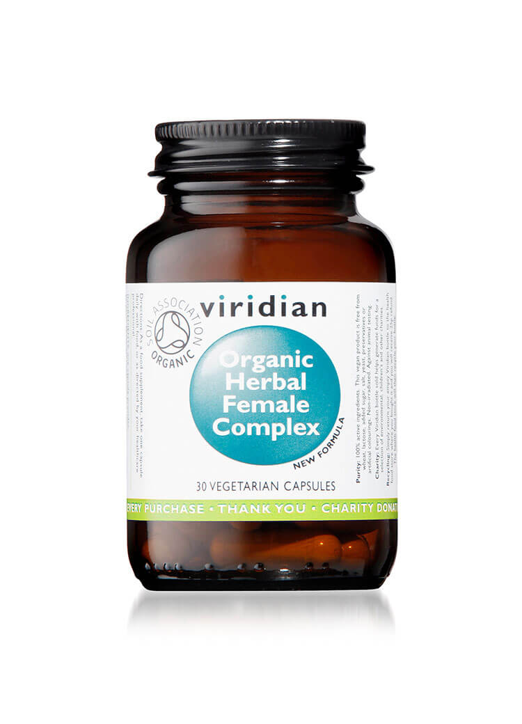 Organic Herbal Female Complex Veg 30 Caps 