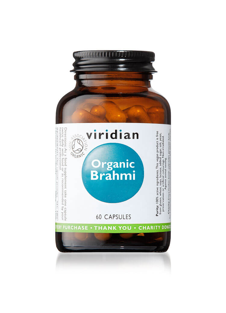 Organic Brahmi Leaf 300mg Veg 60 Caps