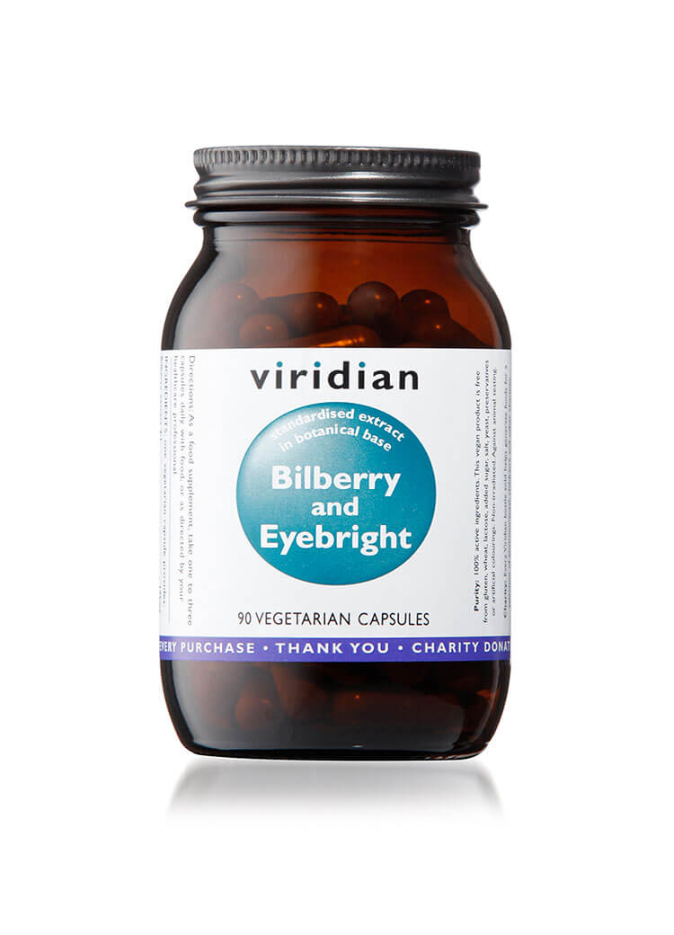 Bilberry with Eyebright  Extract Veg 90 Caps