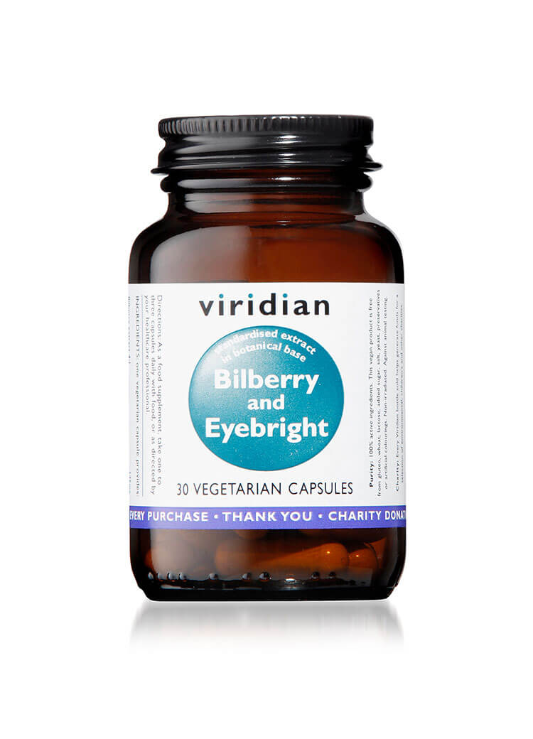 Bilberry with Eyebright Extract Veg 30 Caps